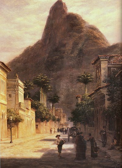 The Sugar Loaf from Rua Sao Clemente, Rio de Janeiro by Bernhard Wiegandt